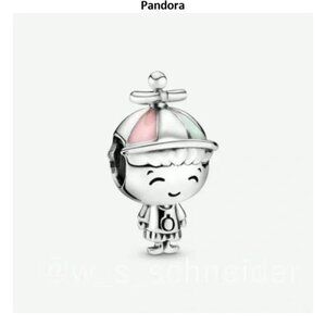 Pandora Kids Silver and Pink Toy Charm
